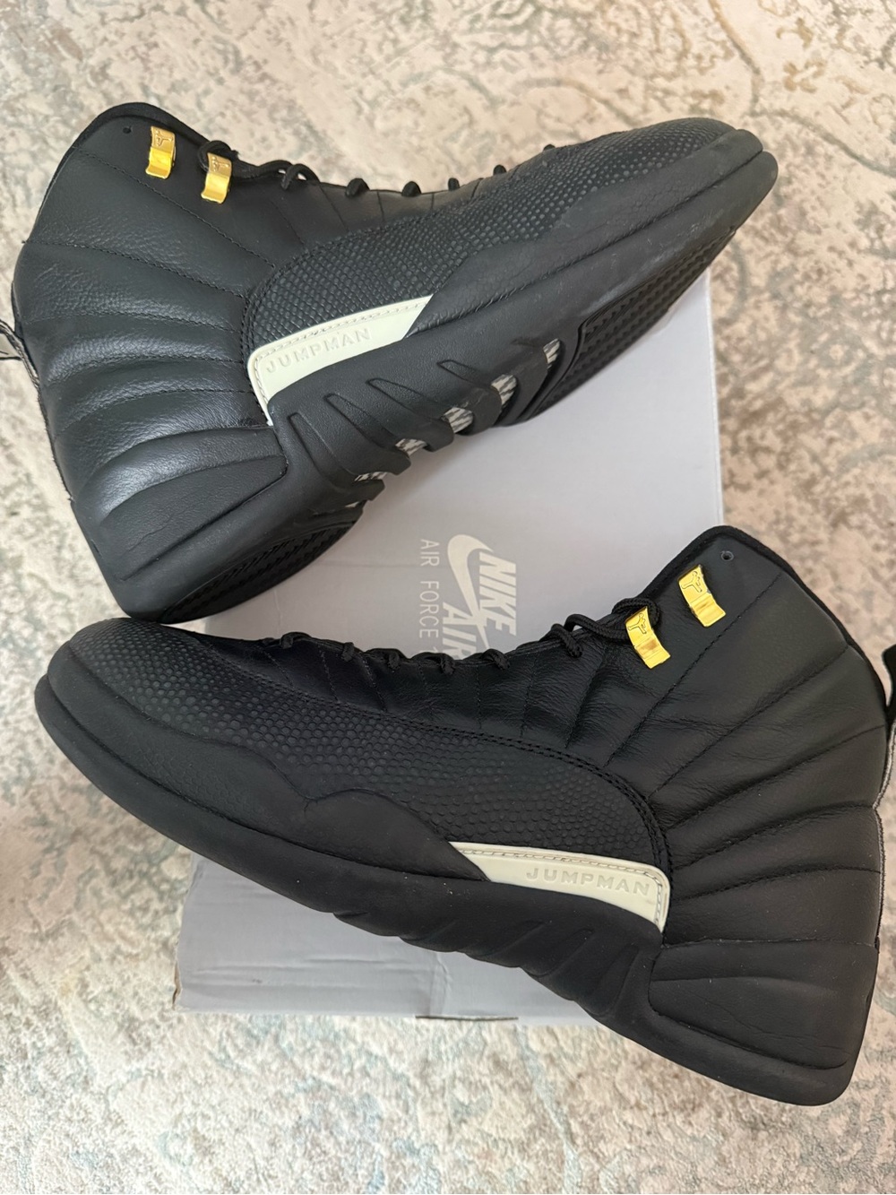 Jordan 12 Retro The Master - Black & Gold High-Top Sneakers